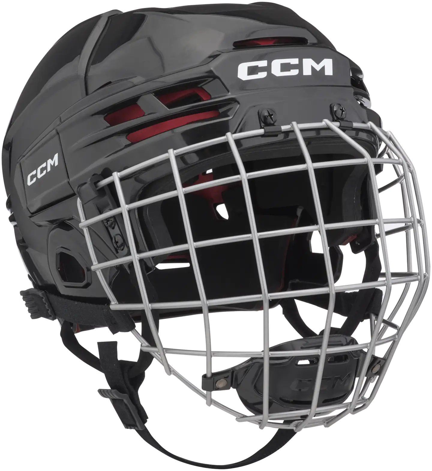 CCM Tacks 70 Combo jääkiekkokypärä kasvosuojalla Musta SR S - BLACK