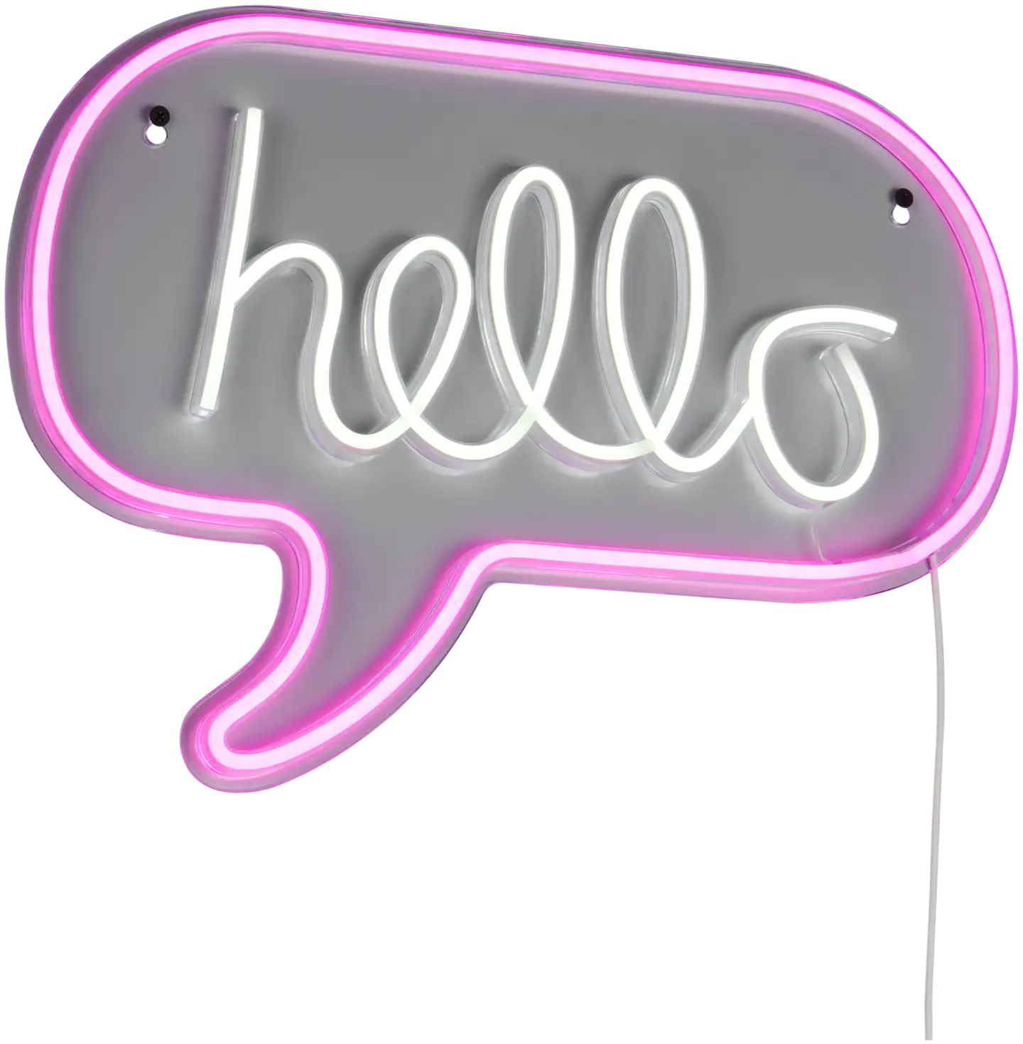 Trio seinävalaisin Hello led neonkyltti usb-käyttöinen - 2