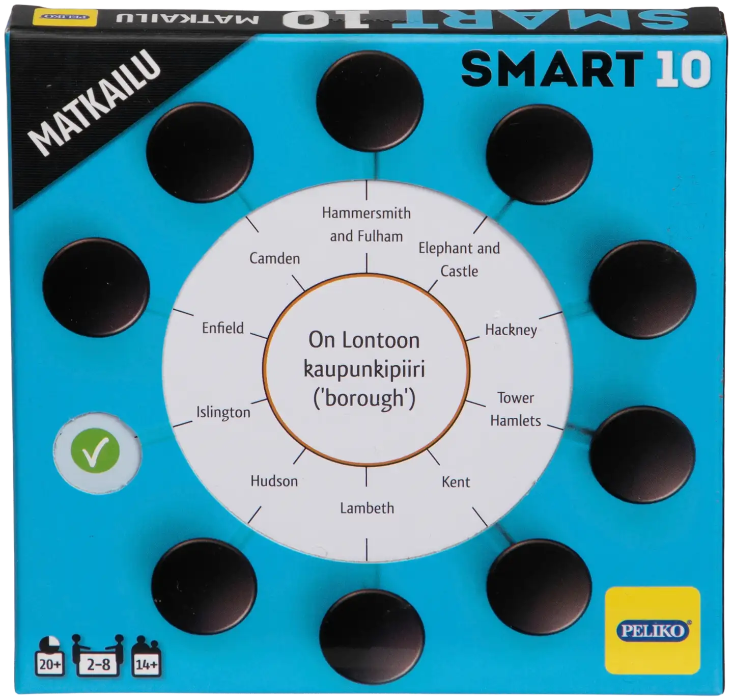 Peliko Smart10 teemakysymykset, erilaisia - 3