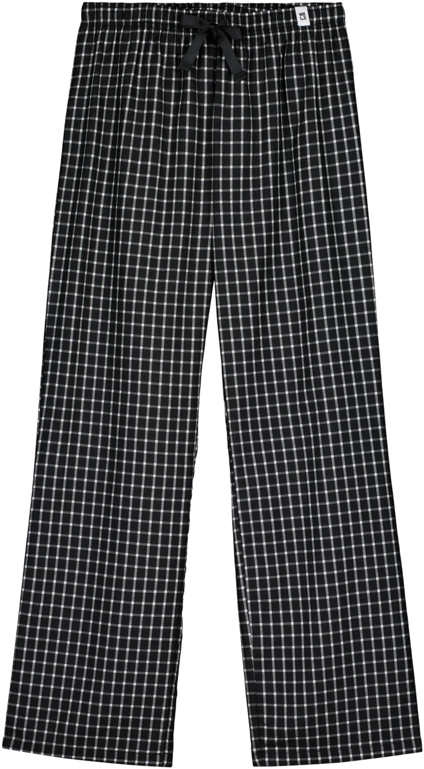 WKLY. naisten pyjamahousut 212W042634 - black check - 1