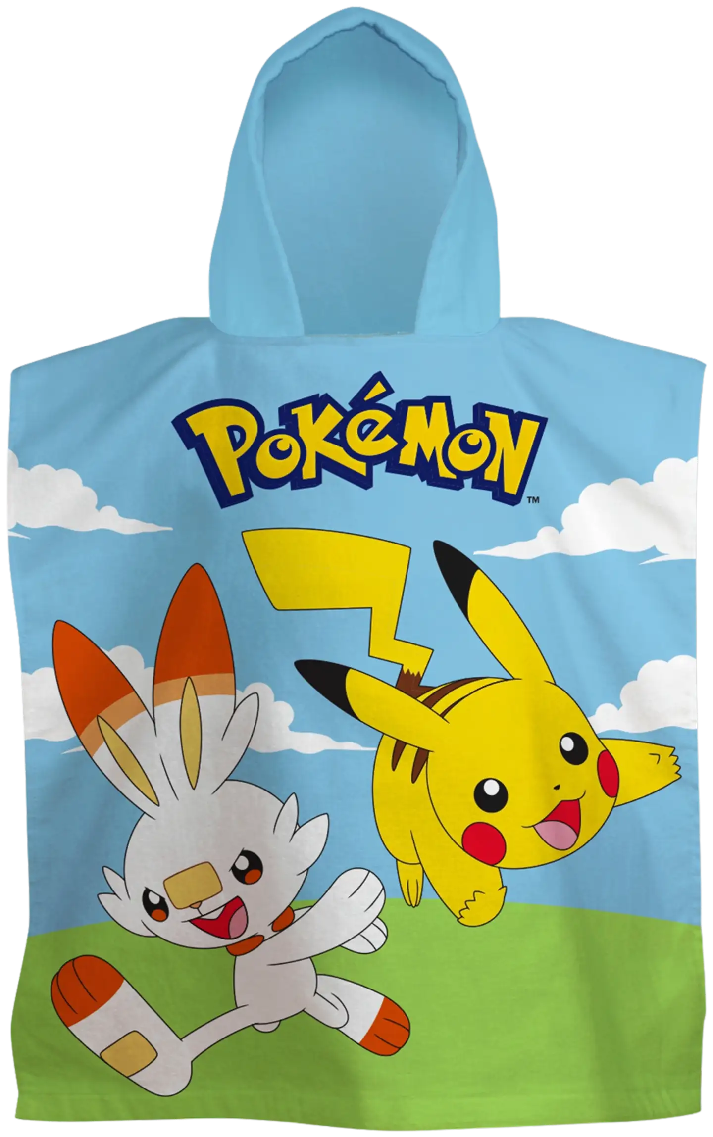 Pokemon lasten kylpyponcho 50x115 cm monivärinen - 1