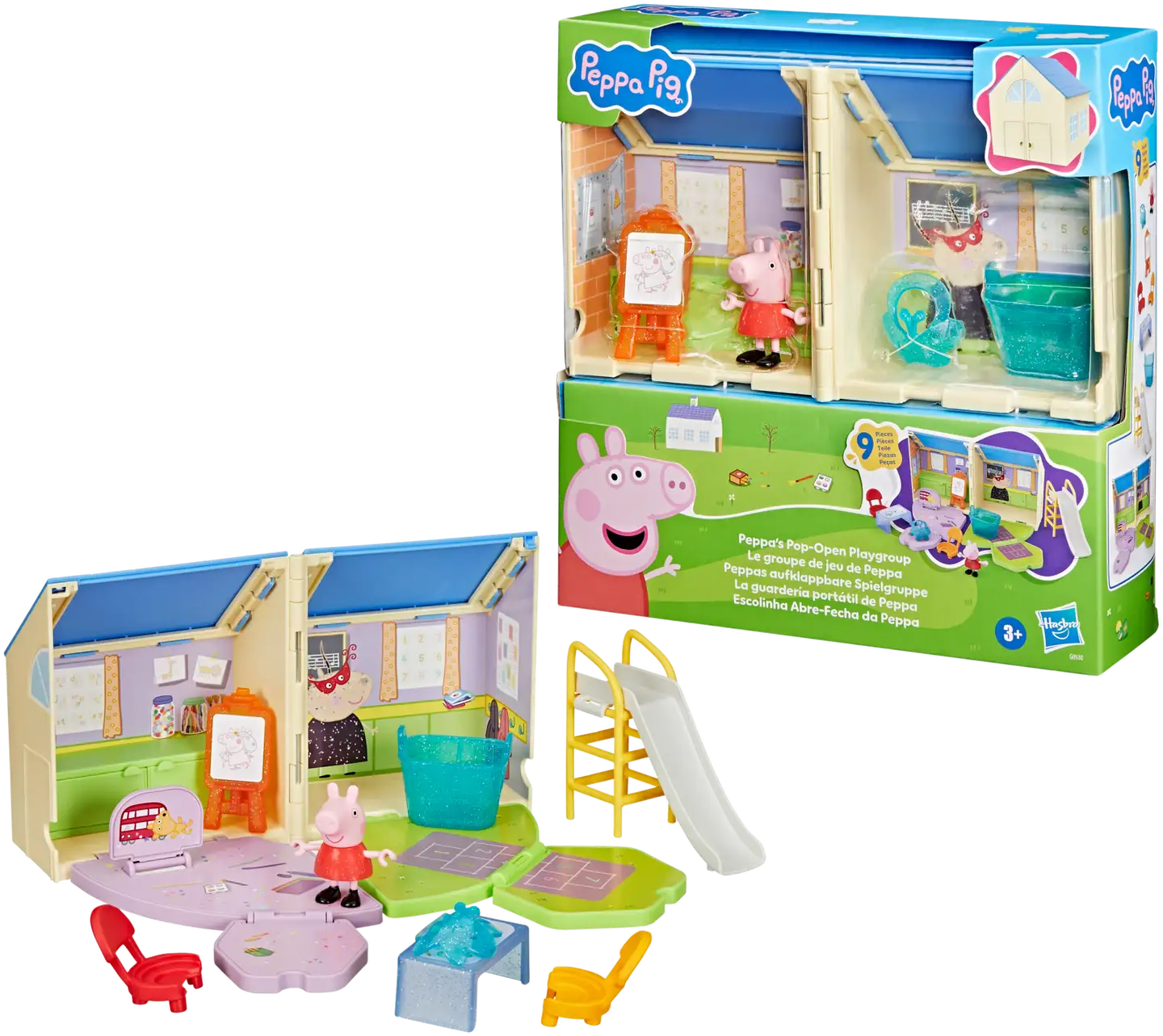 Peppa Pig Leikkisetti Peppan pop-up leikkiryhmä - 3