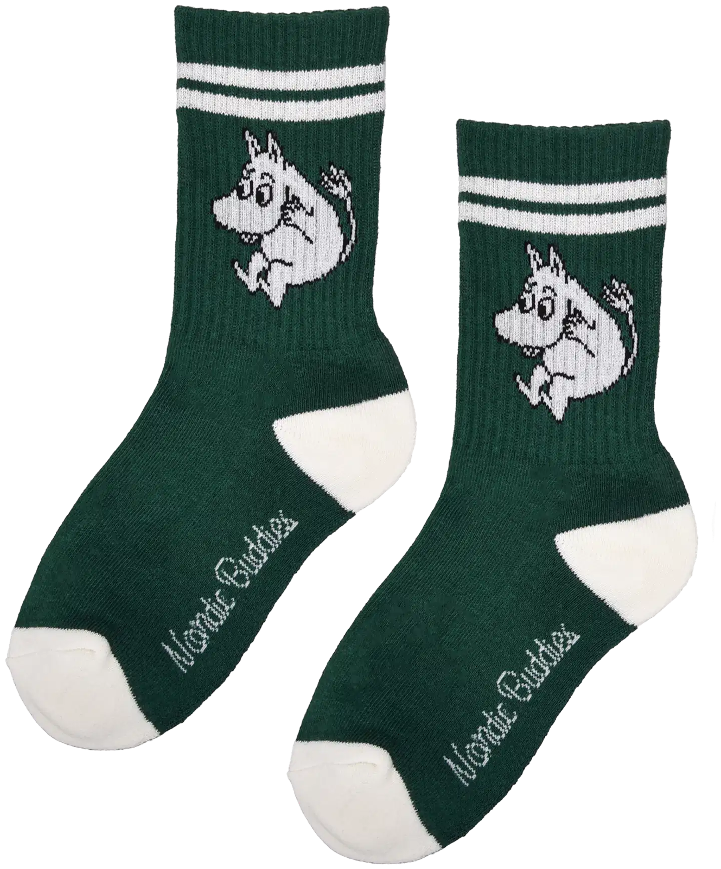 Moomin By Nordicbuddies Lasten sukka yksittäispakkaus Muumipeikko - Vihreä/Valkoinen - 1