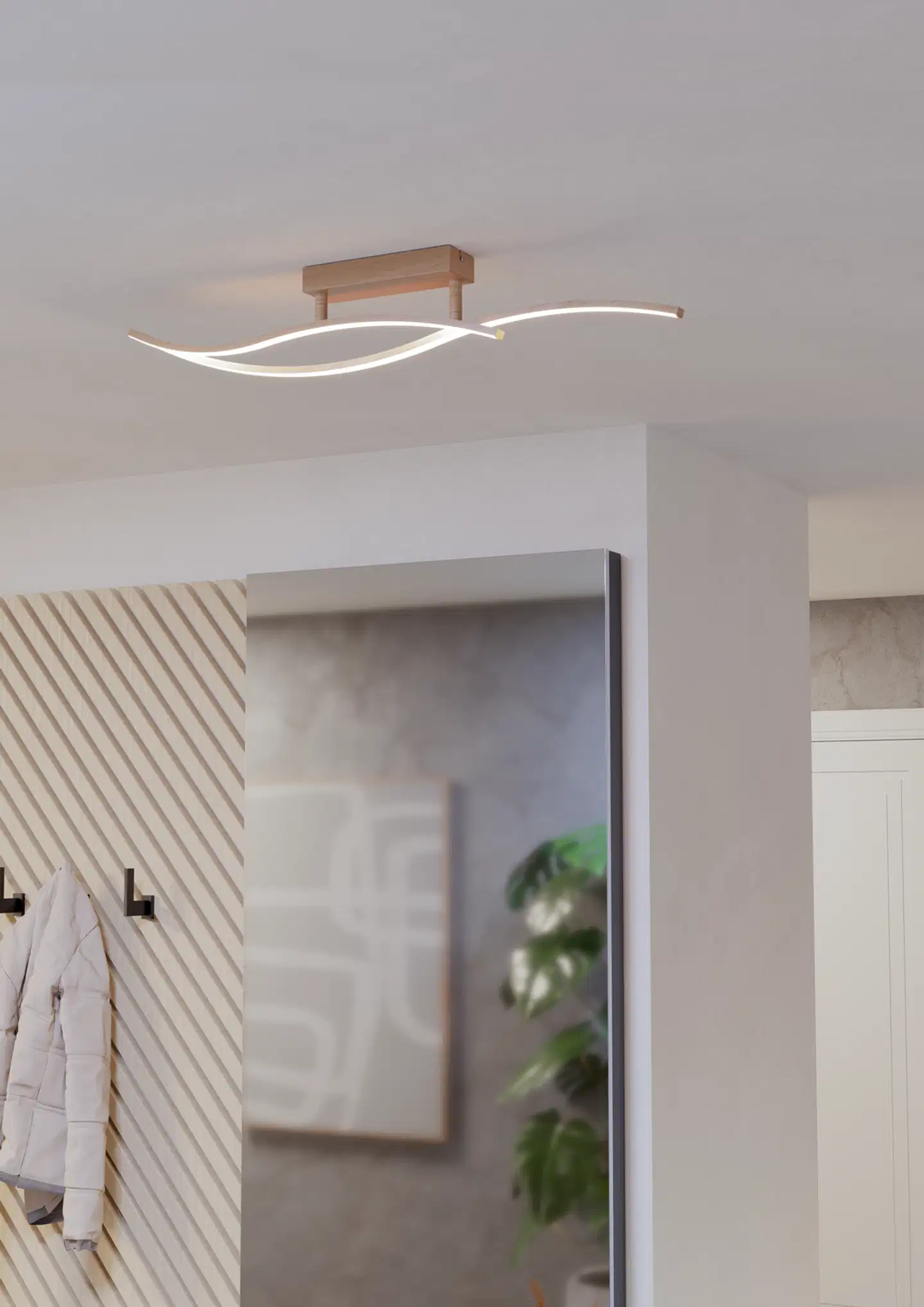 EGLO kattovalaisin Grisolia LED 12W puu/valkoinen - 6