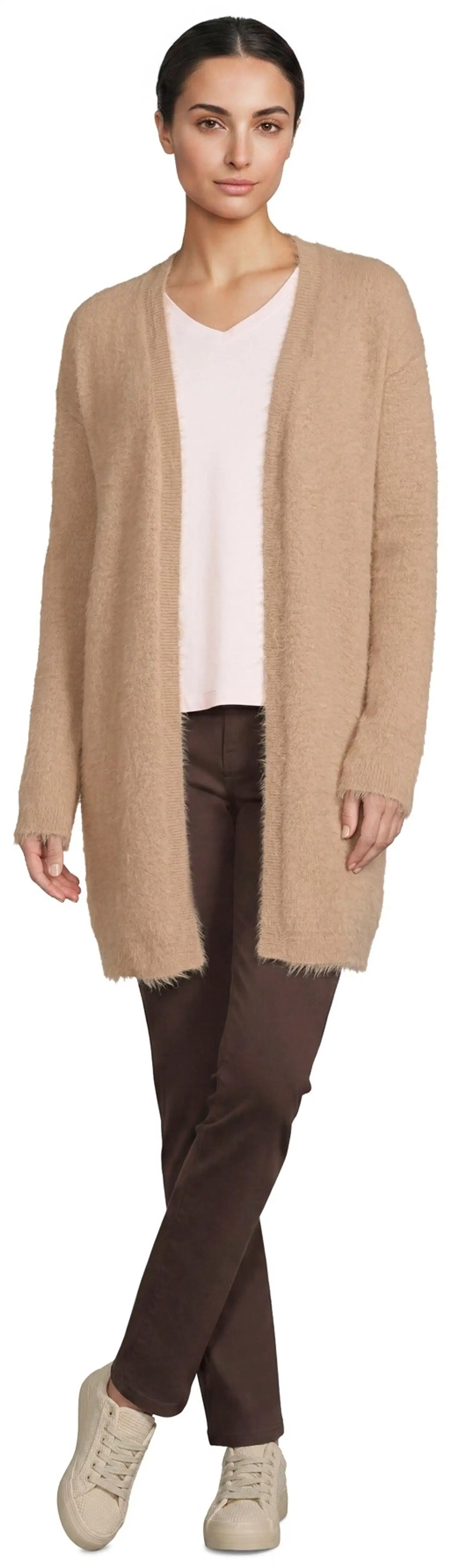 House naisten neuletakki 213H264014 - beige - 1
