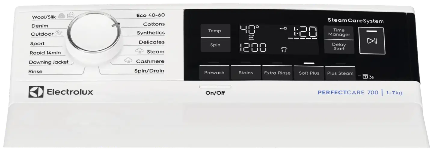Electrolux päältä täytettävä pyykinpesukone EW7T673L1L 7kg valkoinen - 4