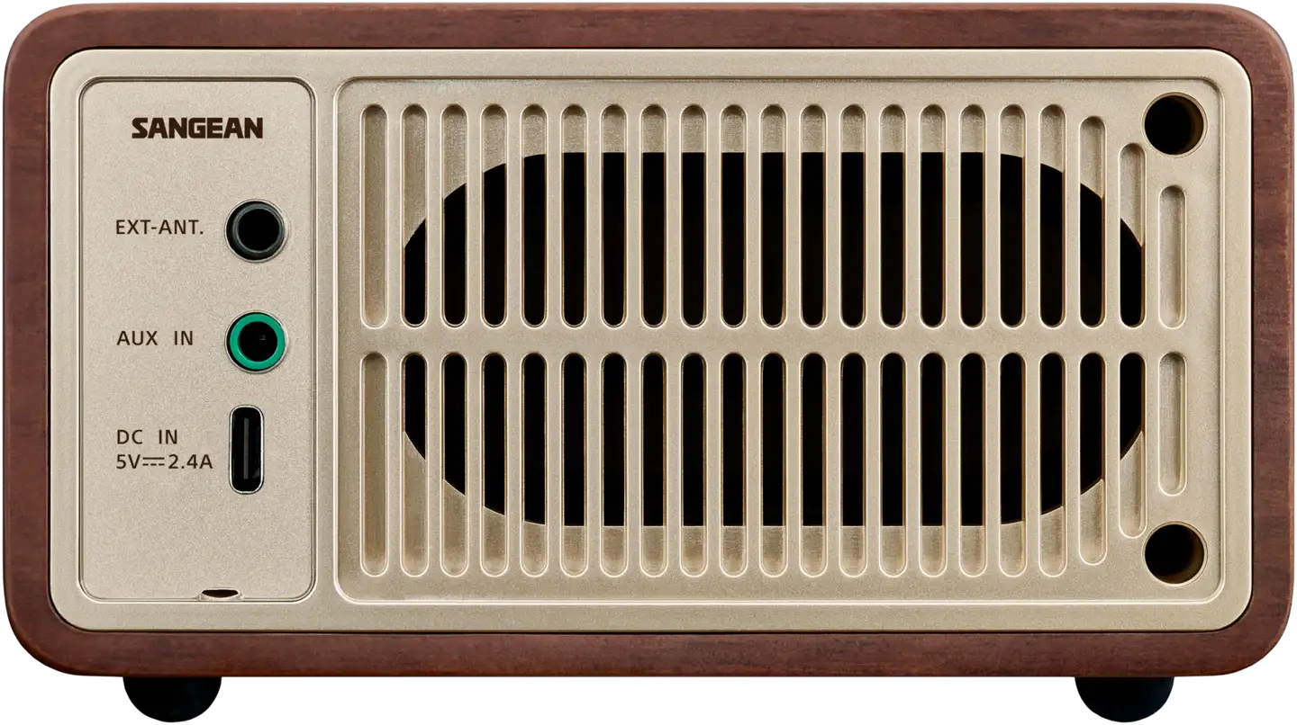 Sangean WR-7 Plus Bluetooth pöytäradio, pähkinä - 3