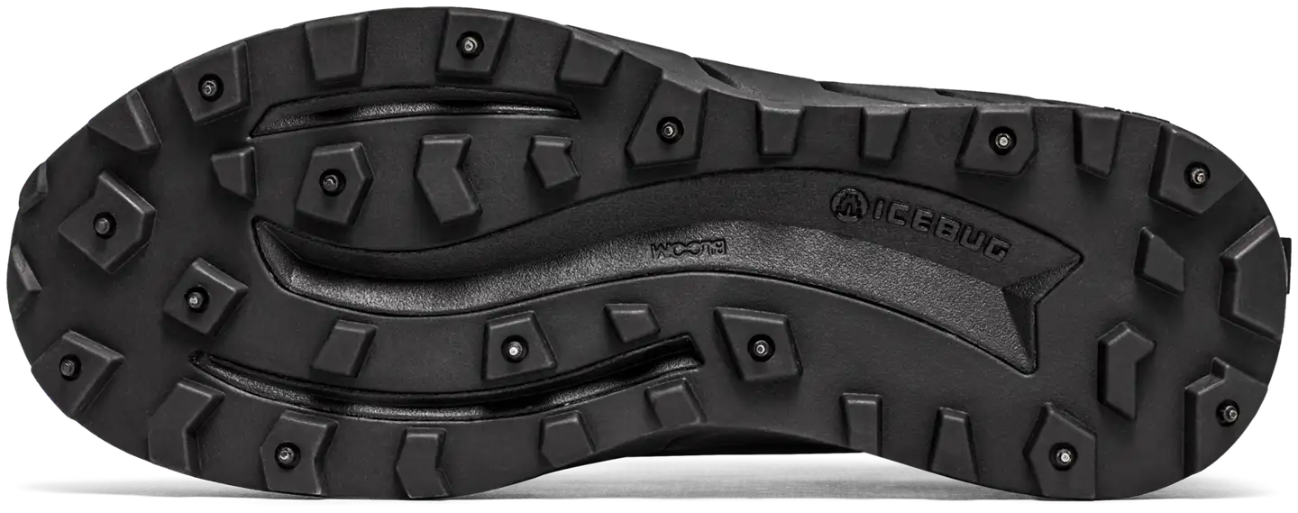 Icebug miesten nastaulkoilukenkä Alne BUGrip - BLACK - 3