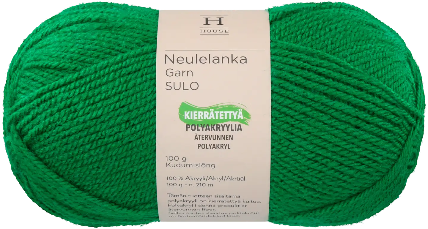 House neulelanka akryyli Sulo 100 g Green 6630