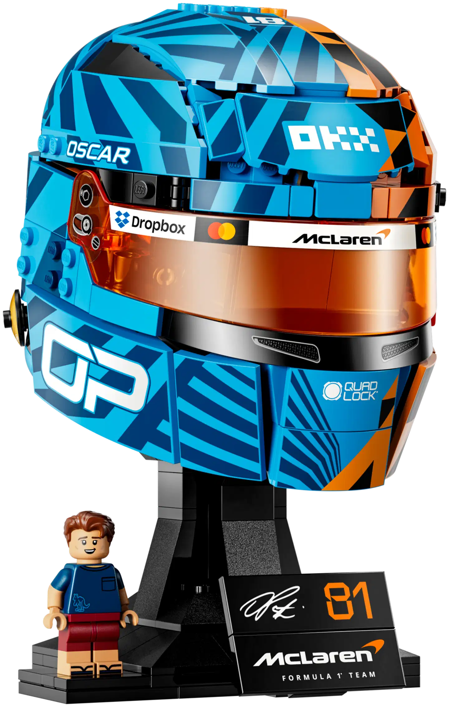 LEGO® 43017 McLaren Mastercard F1® Team ‑kypärä – Oscar Piastri - 2