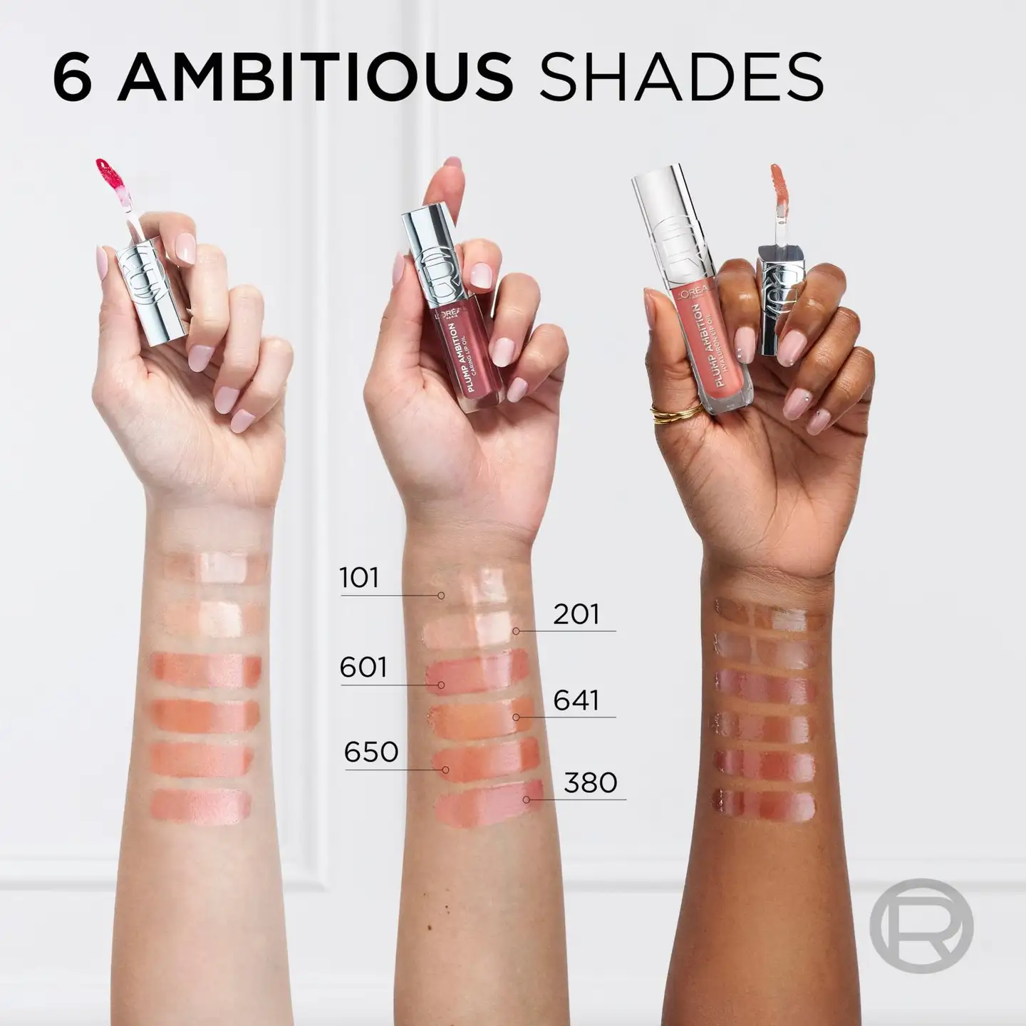 L'Oréal Paris Plump Ambition Hyaluron Lip Oil 101 Cristal Clear huuliöljy 5 ml - 641 Latte Glace - 7