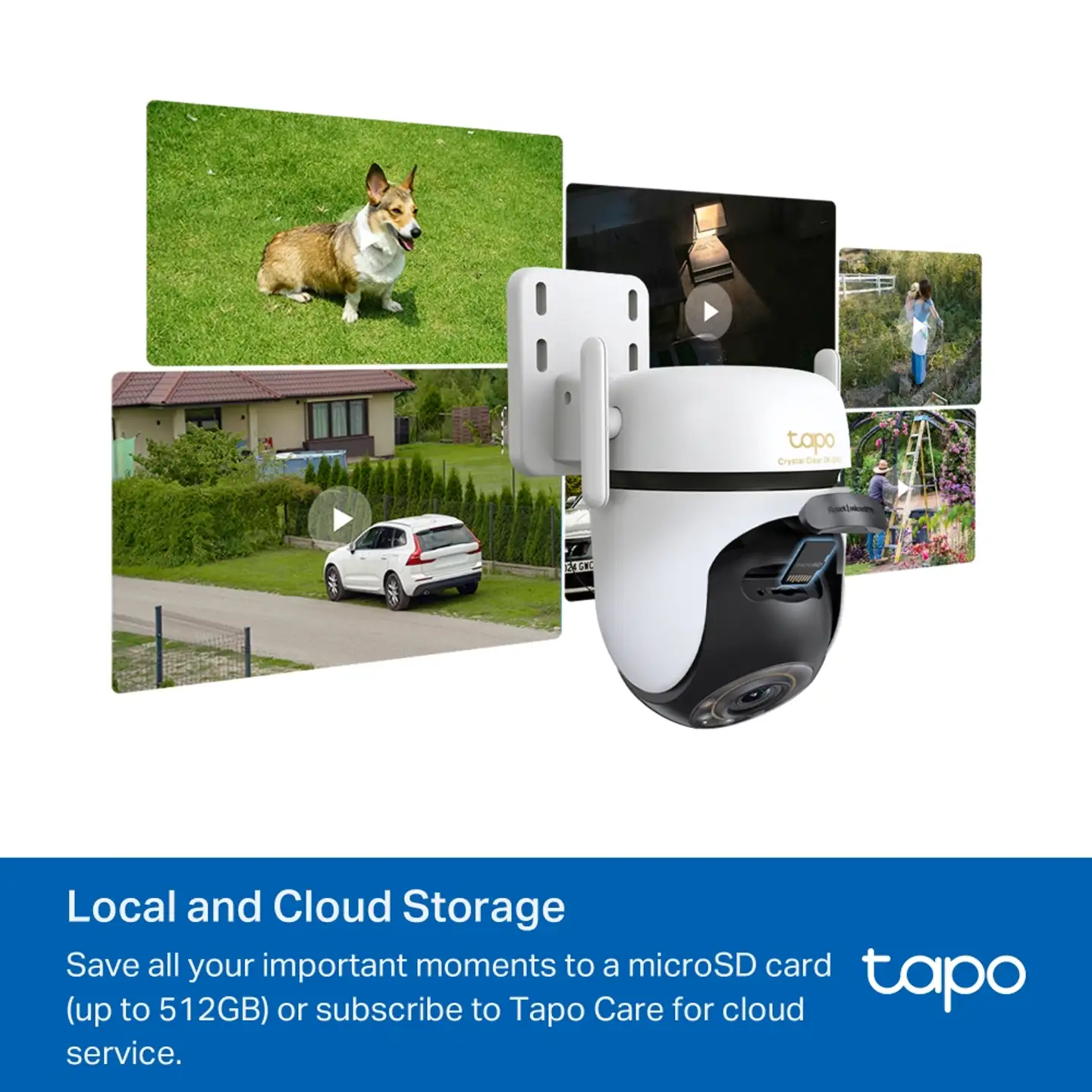 TP-Link Tapo C530WS -valvontakamera ulkokäyttöön - 13