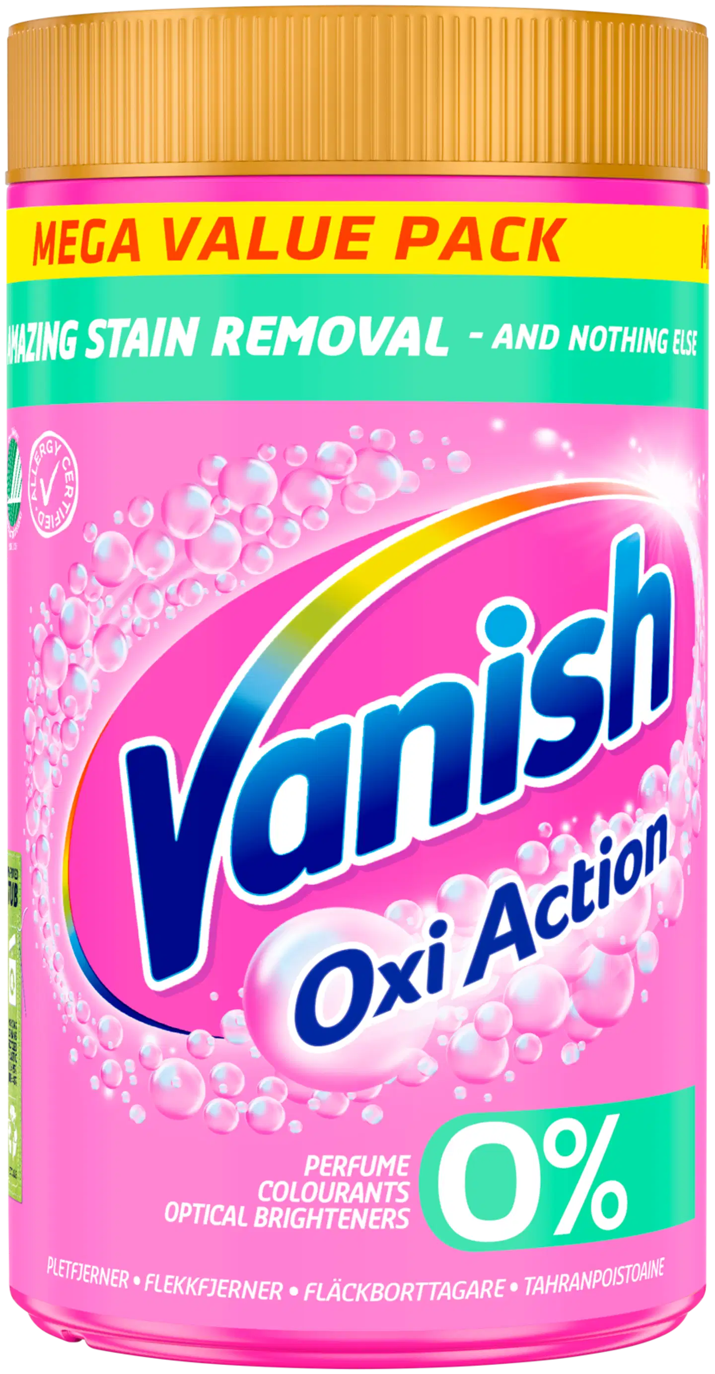 Vanish 0% tahranpoistojauhe 1320g