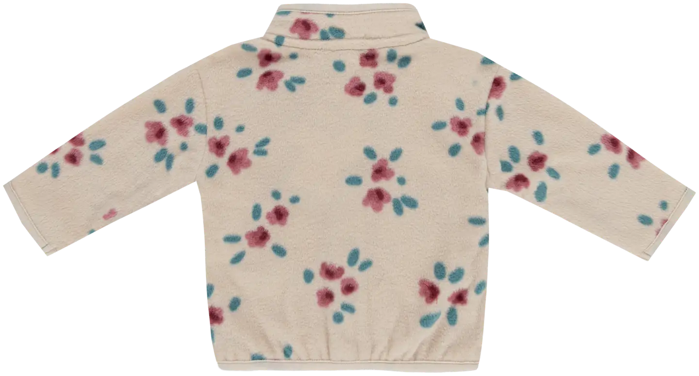 TEX vauvojen fleecetakki kukkakuviolla I990678 - ECRU 2 - 2