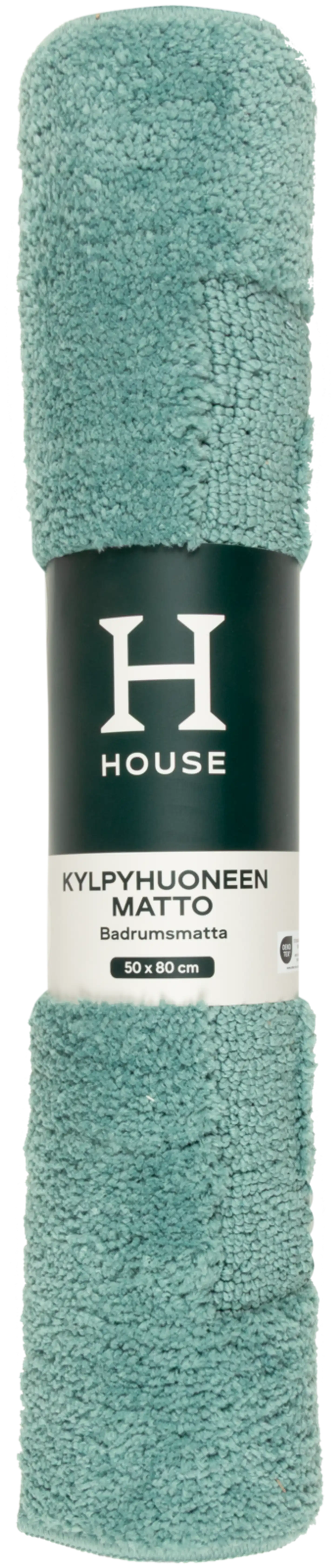 House kylpyhuoneenmatto Bea 50x80 cm, vihreä