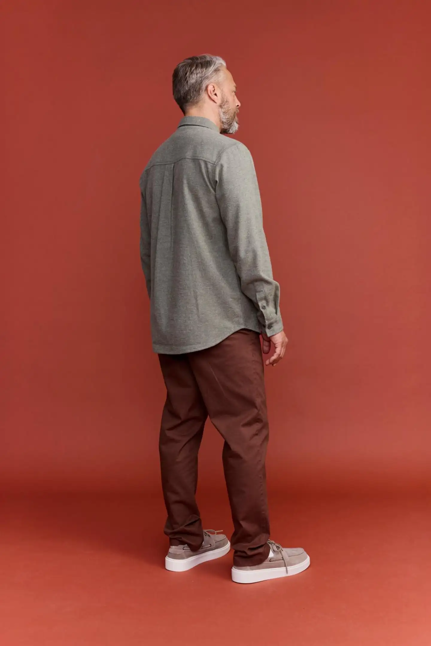 Finlayson miesten flanellipaita Twill - Green - 5