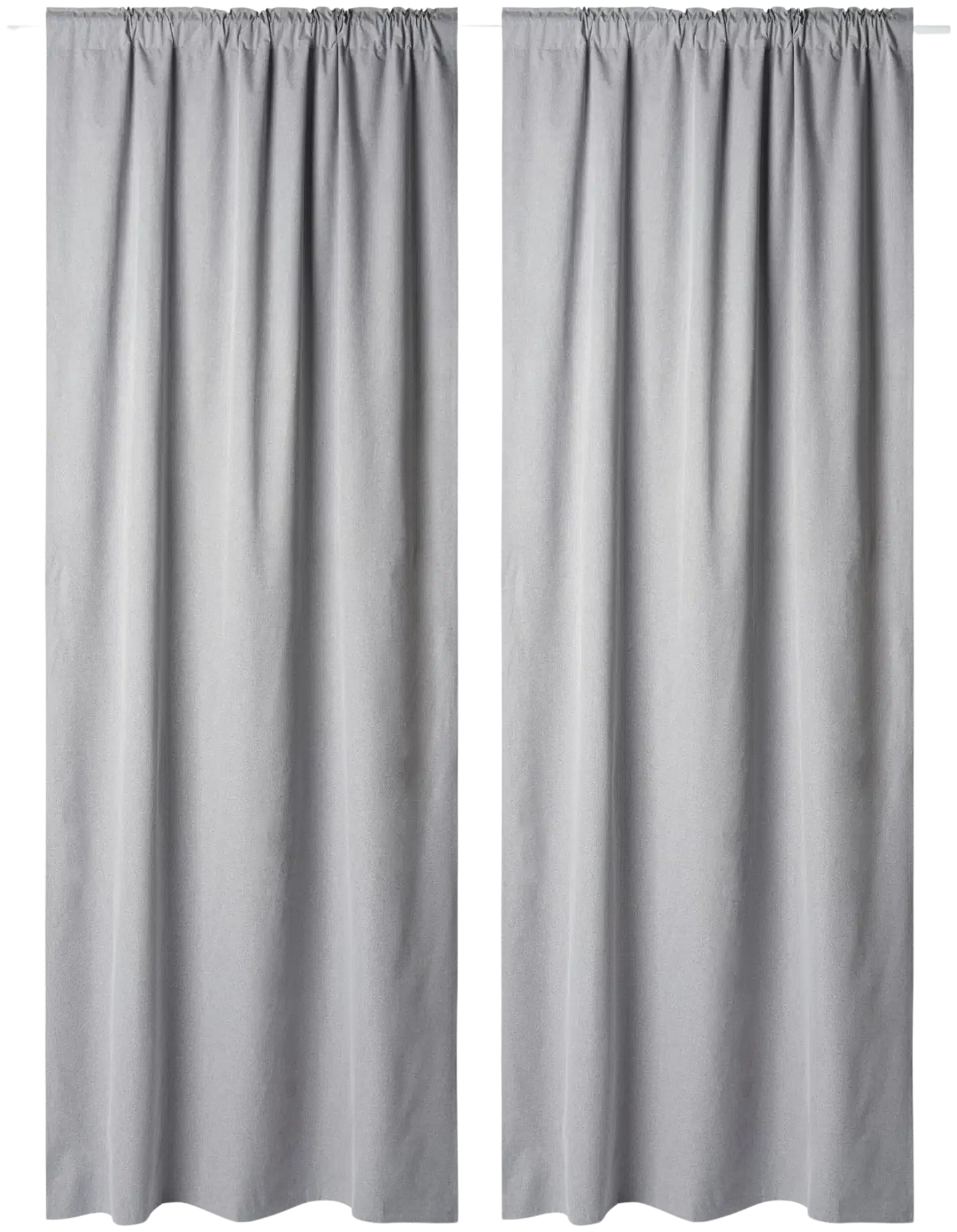 Åhléns Home pimennysverho INES 135x250cm 2 kpl grey - 1