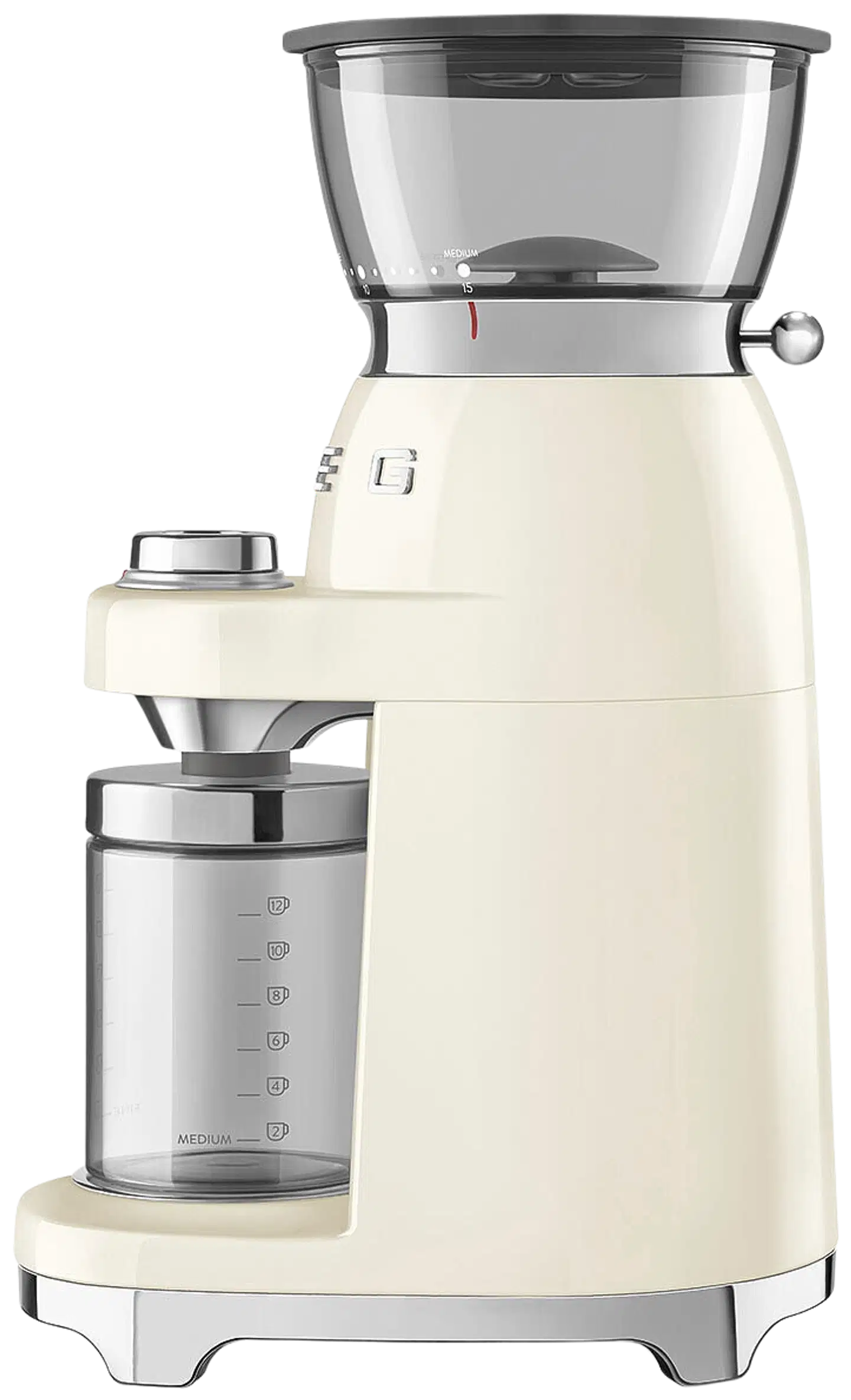 Smeg kahvimylly CGF03CREU kermanvärinen - 2