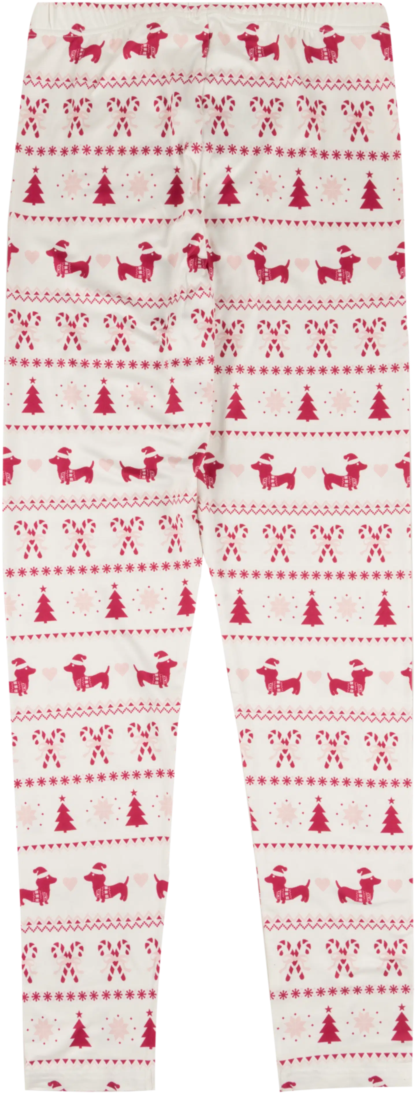 House naisten kuviolliset joululeggingsit 222HX42265 - White - 1