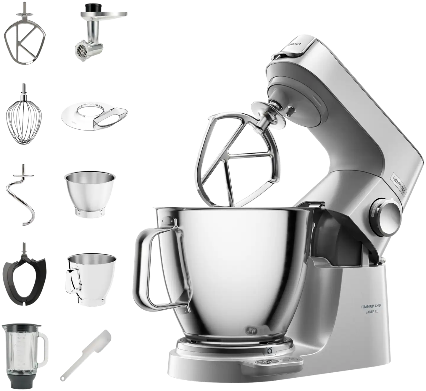 Kenwood Titanium Chef Baker XL yleiskonepaketti KVL85.224SI - 1