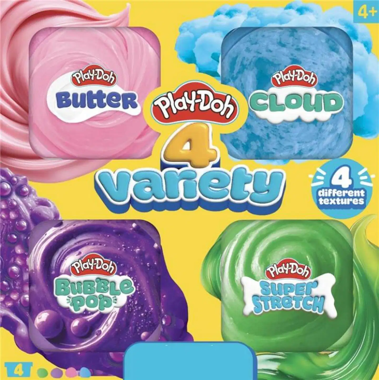 Play-Doh 4 Pkt. Valikoima - 1
