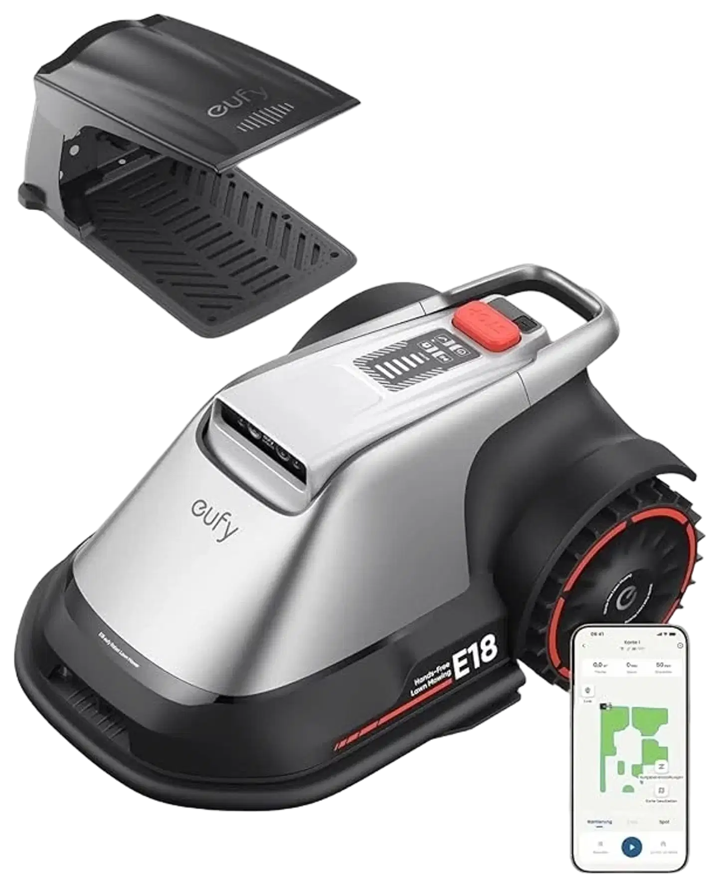eufy robottiruohonleikkuri E18, 1200m2 - 1