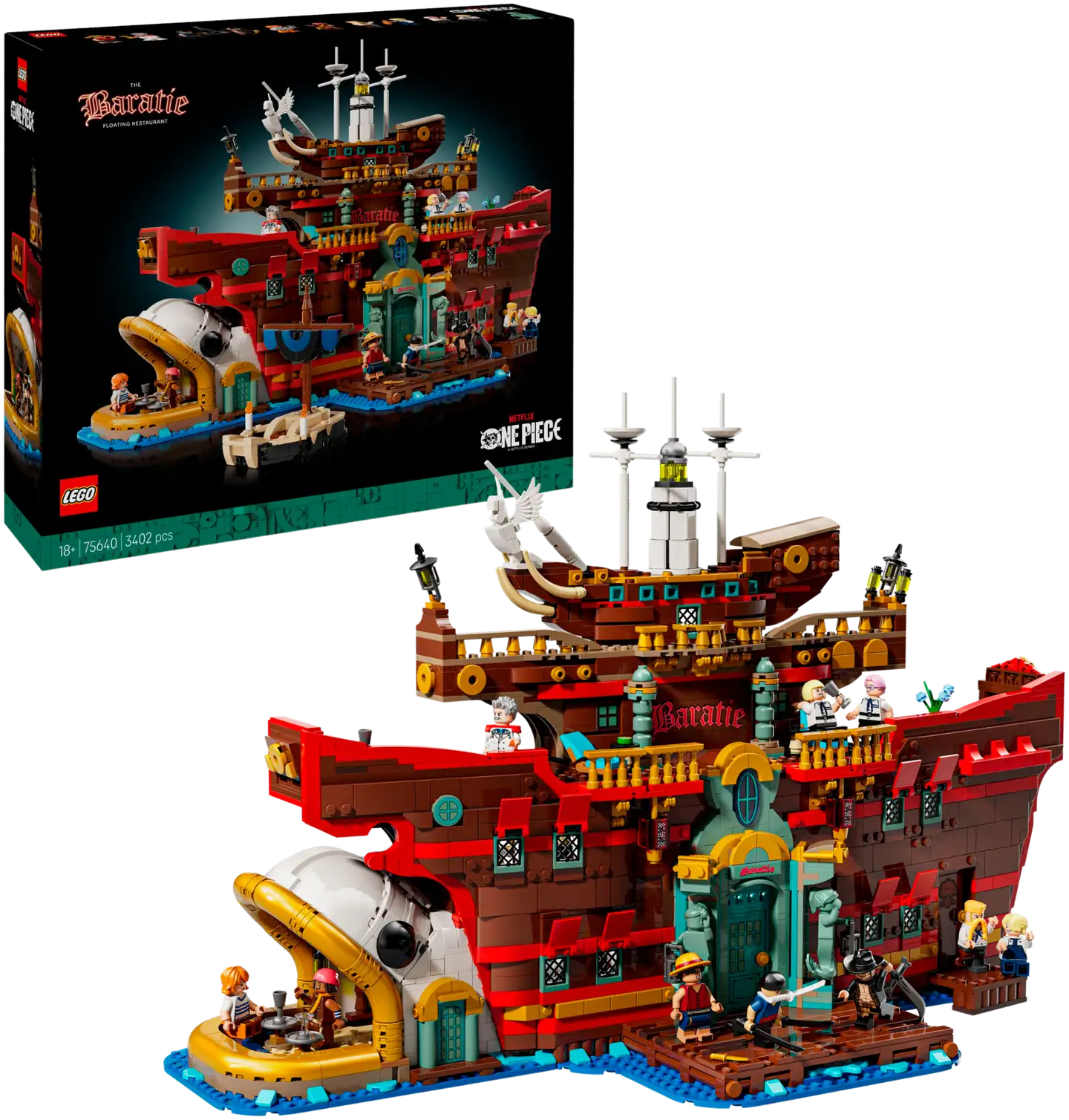LEGO® ONE PIECE 75640 Kelluva ravintola Baratie - 1