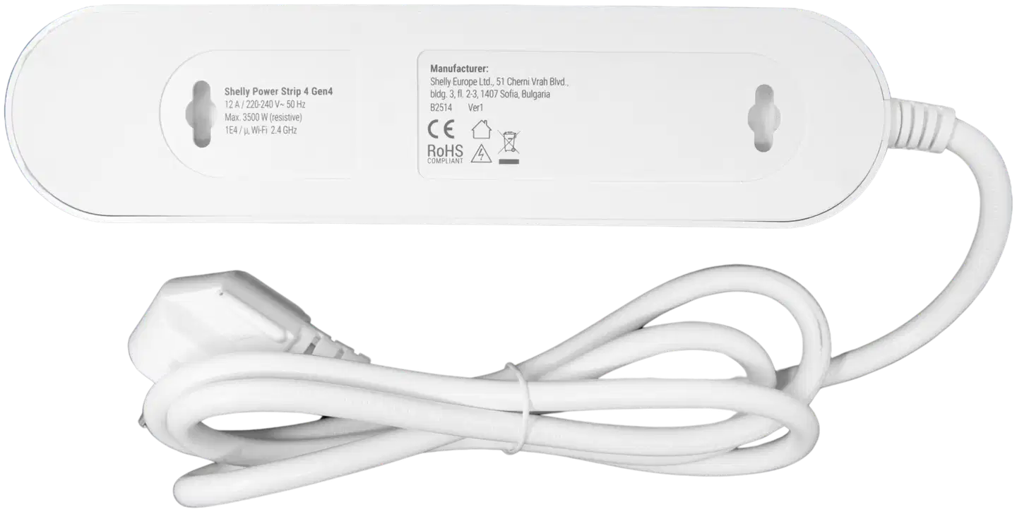 Shelly Jatkojohto Gen4 valkoinen - 5