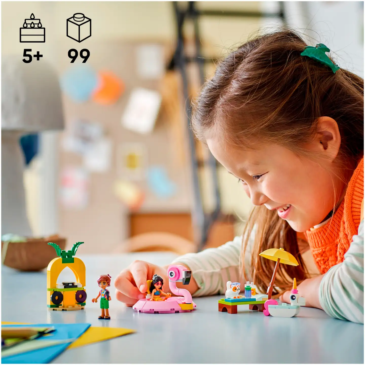 LEGO® Friends 42658 Allasbileet – Yksisarvinen ja flamingo - 9