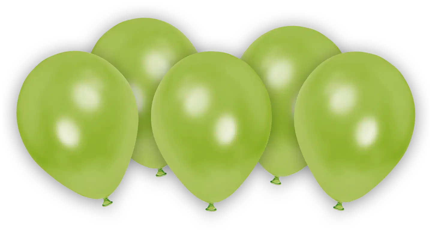 Decorata Party ilmapallo metallipastelli vihreä