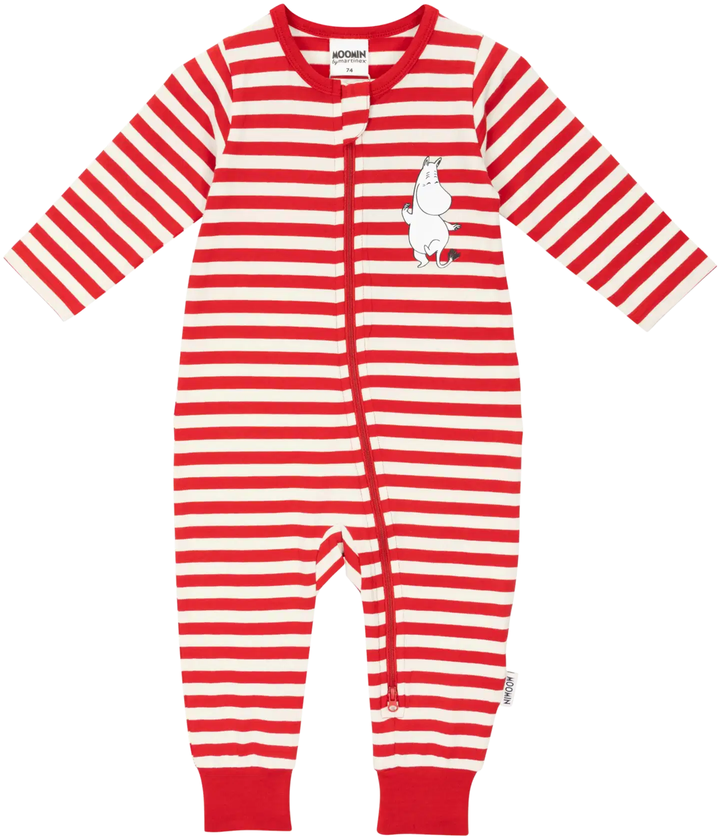 Muumi vauvojen pyjama Raidallinen 593899 - punainen - 1