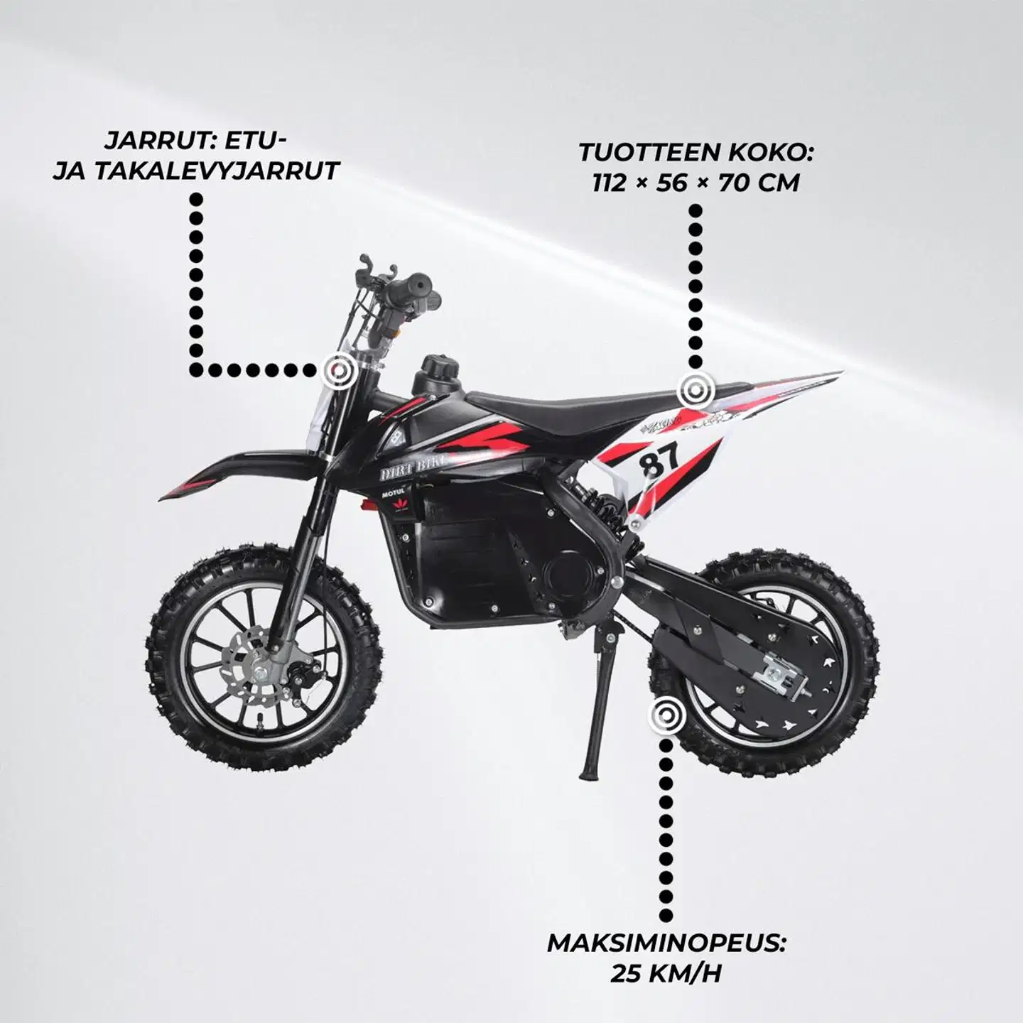 React sähköcrossi seeker 800w - 2