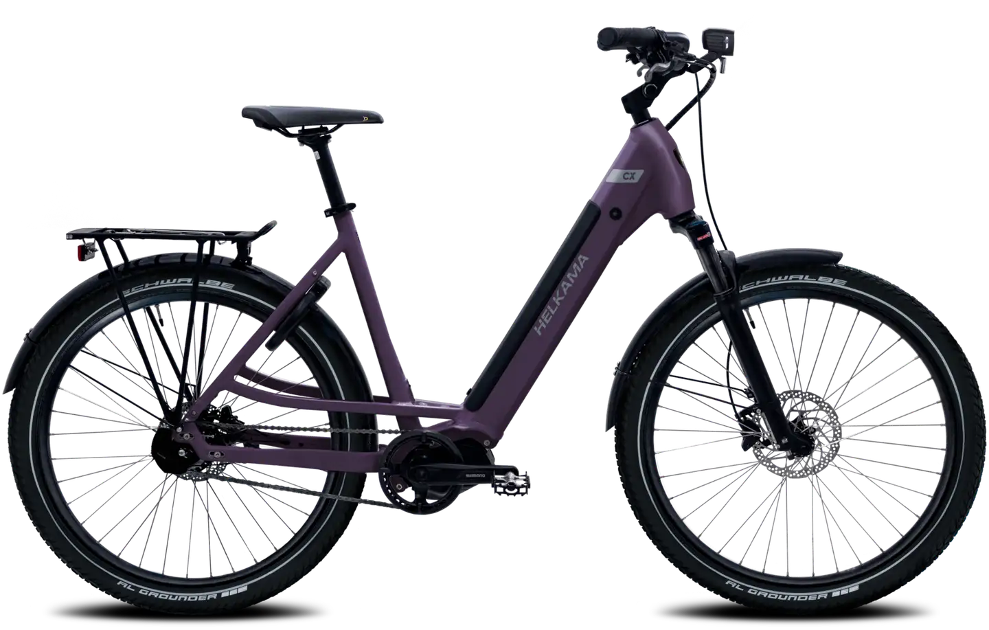 Helkama CX Di2 Sähköpyörä 27,5” 5-vaihdetta runko 54 cm violetti