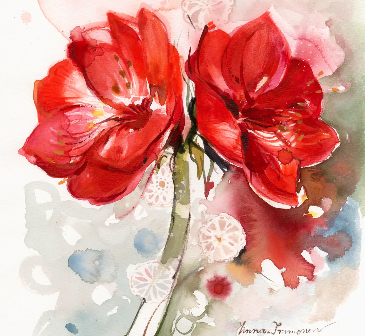 Havi tissue lautasliina Amaryllis 33cm 20kpl