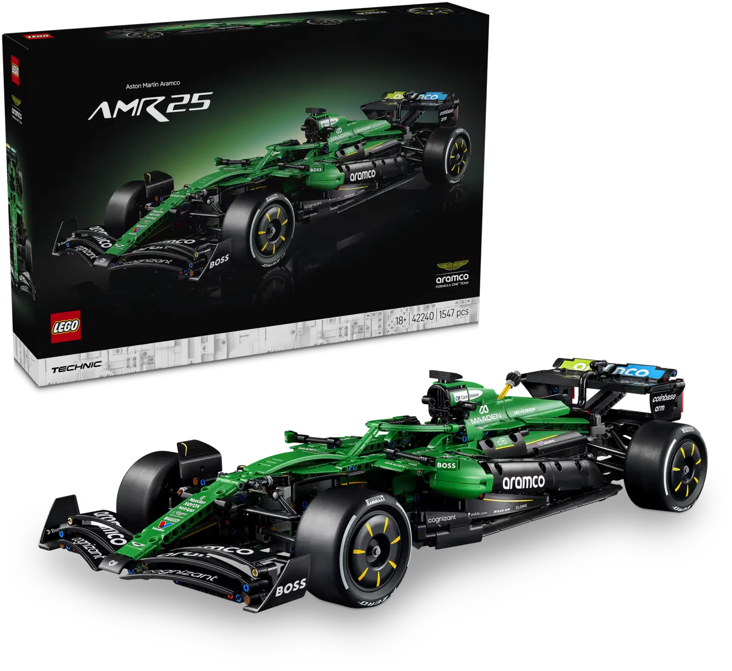 LEGO® Technic 42240 Aston Martin Aramco AMR25 ‑F1®-auto - 1