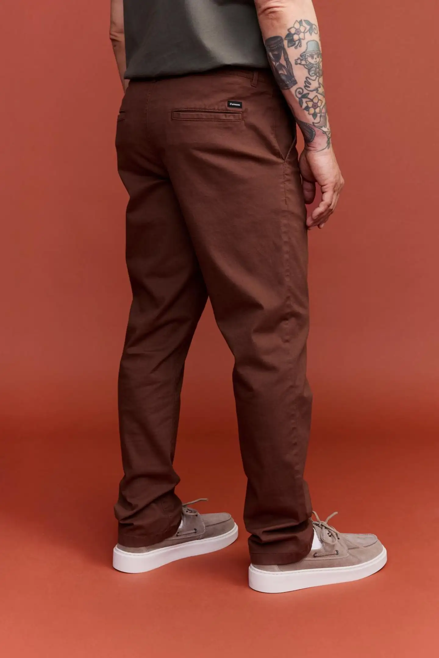 Finlayson miesten twill-housut - Rusty brown - 6