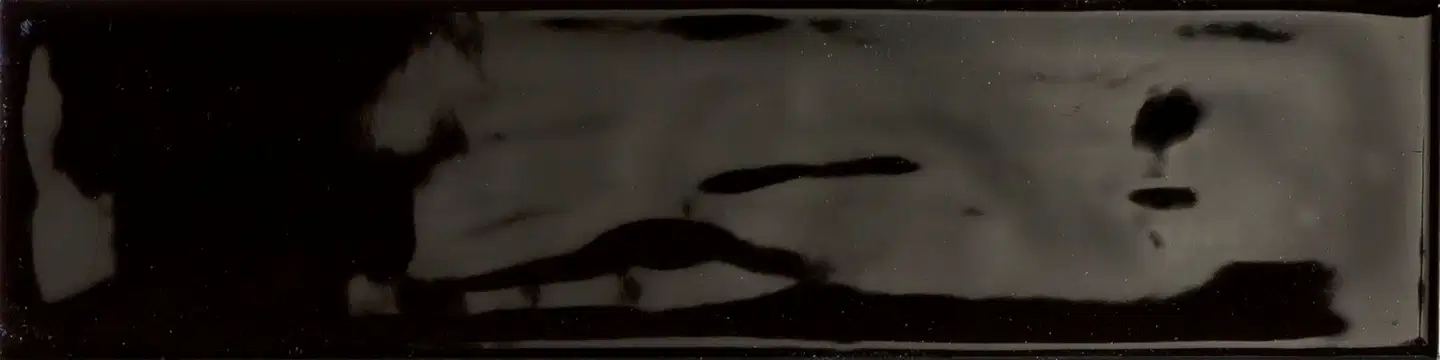 Laattamaailma seinälaatta Mayolica Negro Glossy 7,5x30 cm