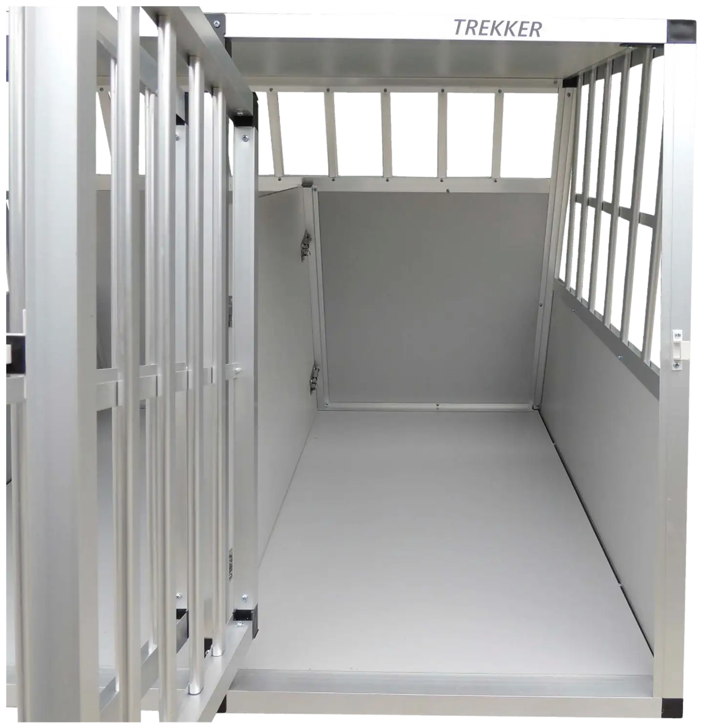 Trekker koiran kuljetushäkki L 89x69x50 cm alumiini - 2