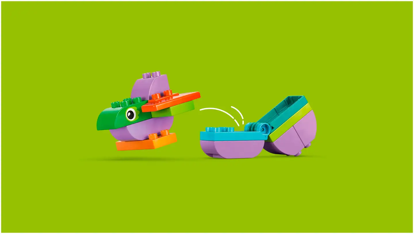 LEGO® DUPLO Town 10451 Dinosauruksia pyörien päällä – 3in1-setti - 7