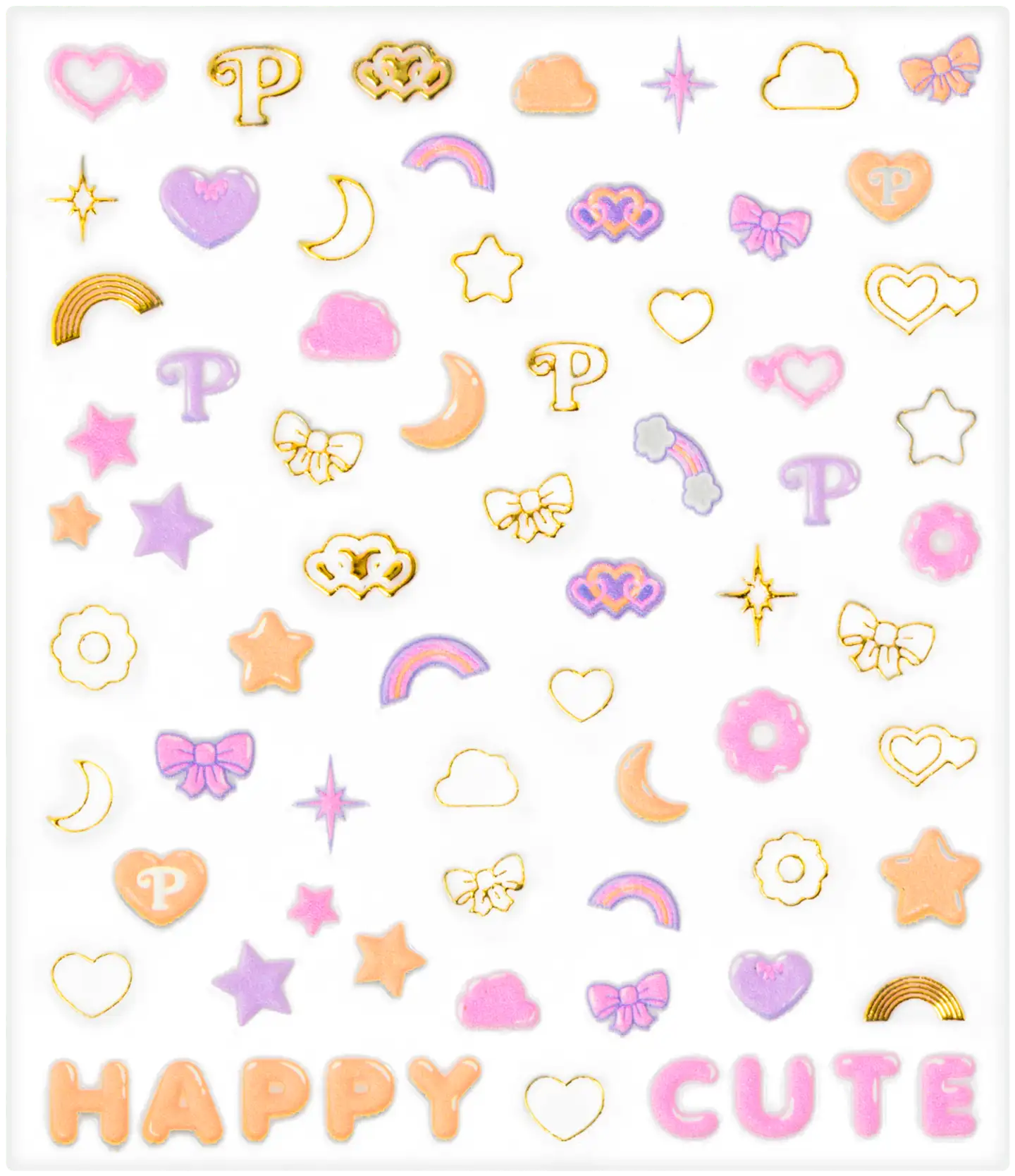 essence Polly Pocket scented nail stickers 01 Believe In The Little Things! 70 st - 2