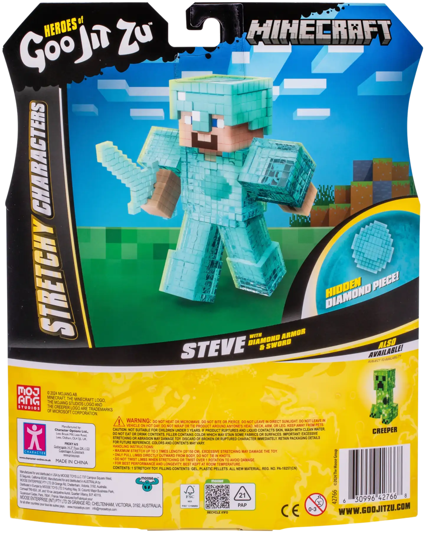 Goo Jit Zu Minecraft Steve - 2