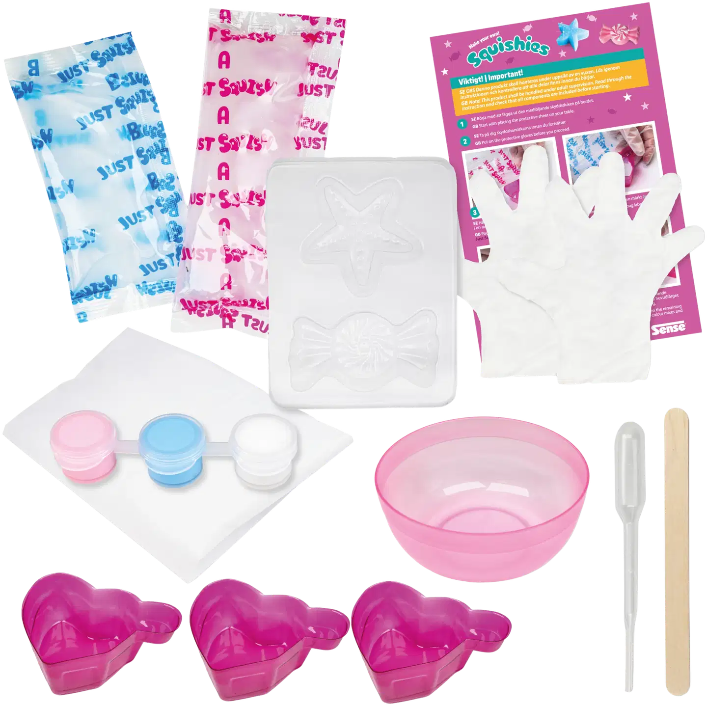 Sense tee se itse-Squishiet - 2