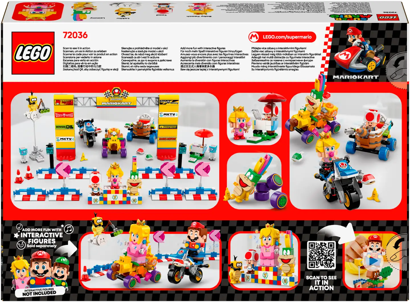 LEGO® Super Mario 72036 Mario Kart™ – Baby Peach ja Grand Prix ‑setti - 3