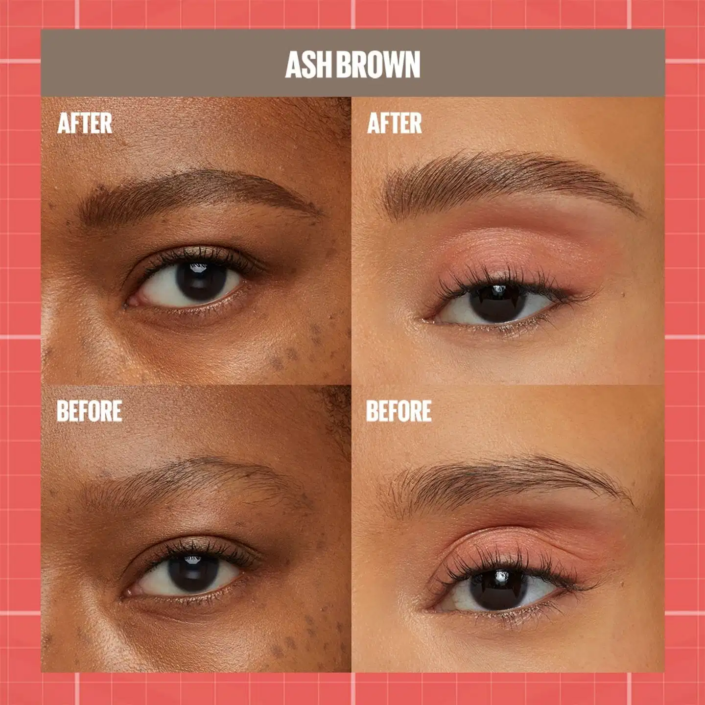 Maybelline New York Build-a-Brow Pen 257 Medium Brown kulmakynä - Ash Brown - 7
