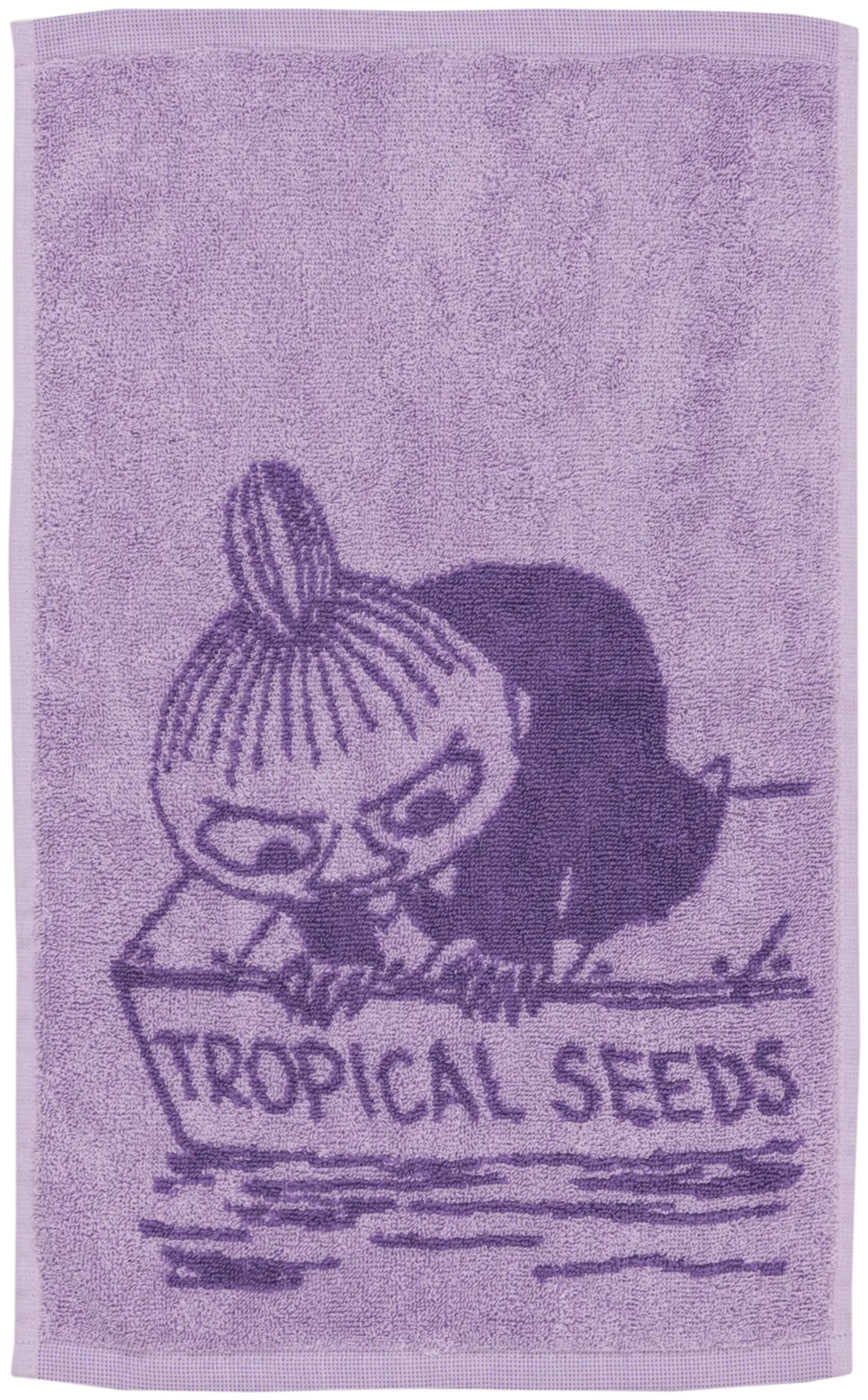 Moomin Arabia Muumi käsipyyhe 30x50 Pikku Myy liila GOTS