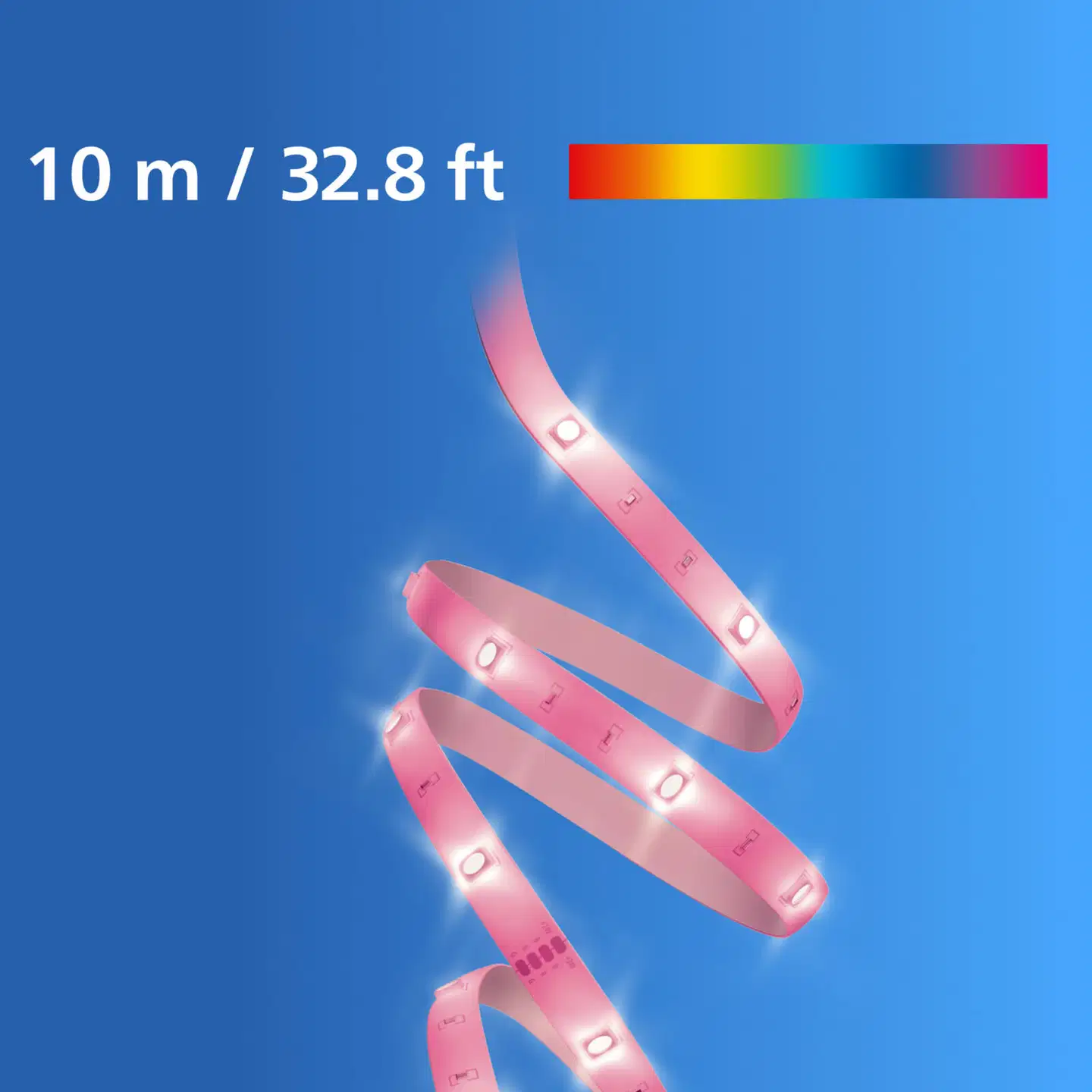 Philips Smart Lighting LED-valonauha 10m 2700-6500K RGB Type-C - 2