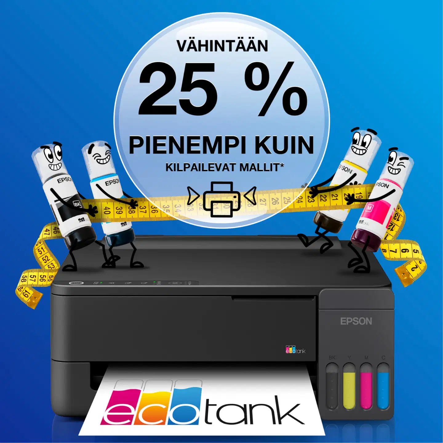 Epson EcoTank ET-1910 mustesäiliötulostin - 5