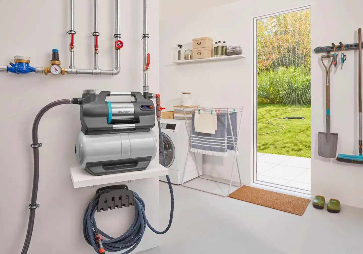 Puutarhapumppu GARDENA 4600 Silent Automatic, 4600 l/h, 4,0 bar - 7