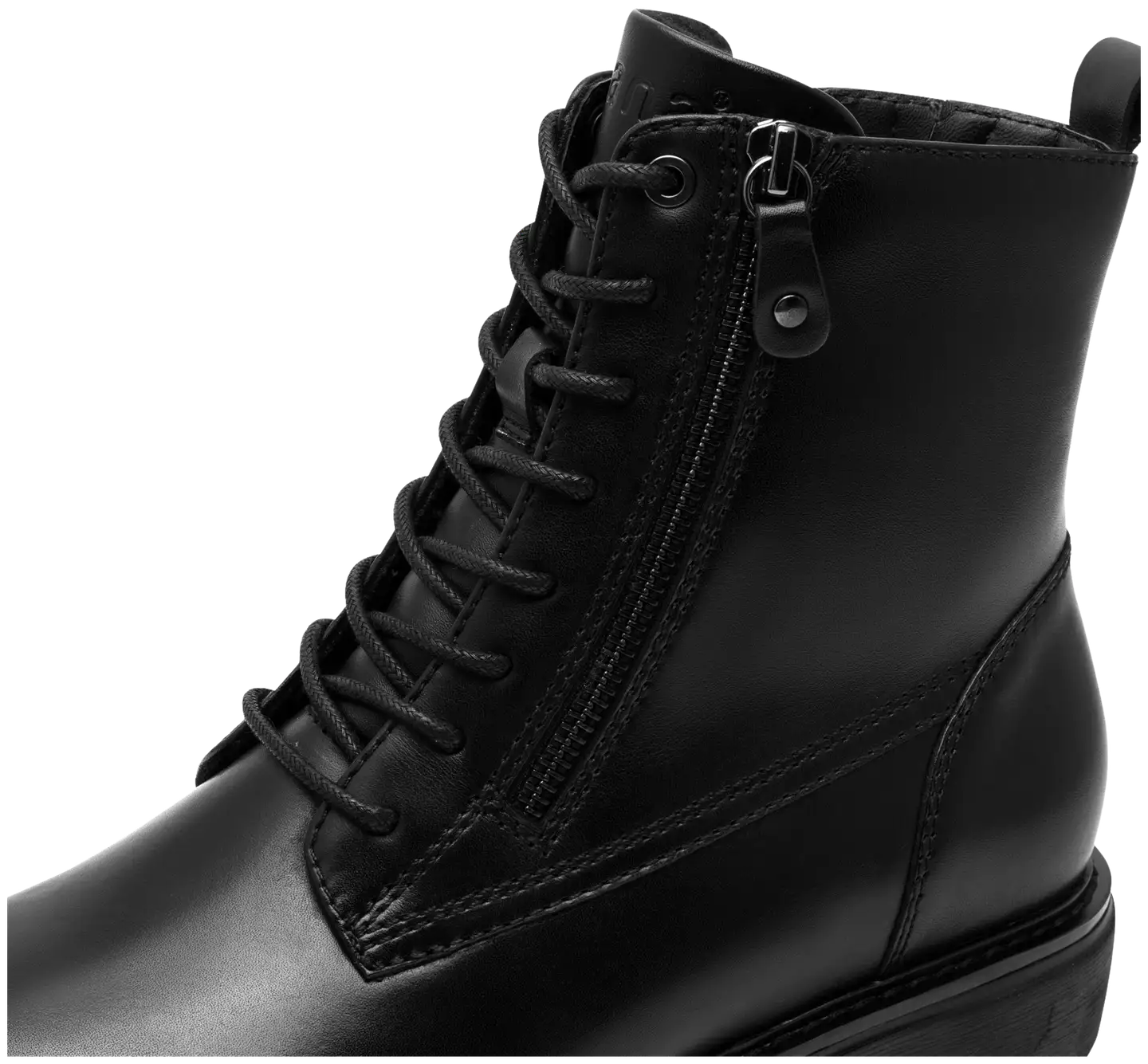 Jana shoes naisten nahkanilkkuri 25701 - BLACK - 4