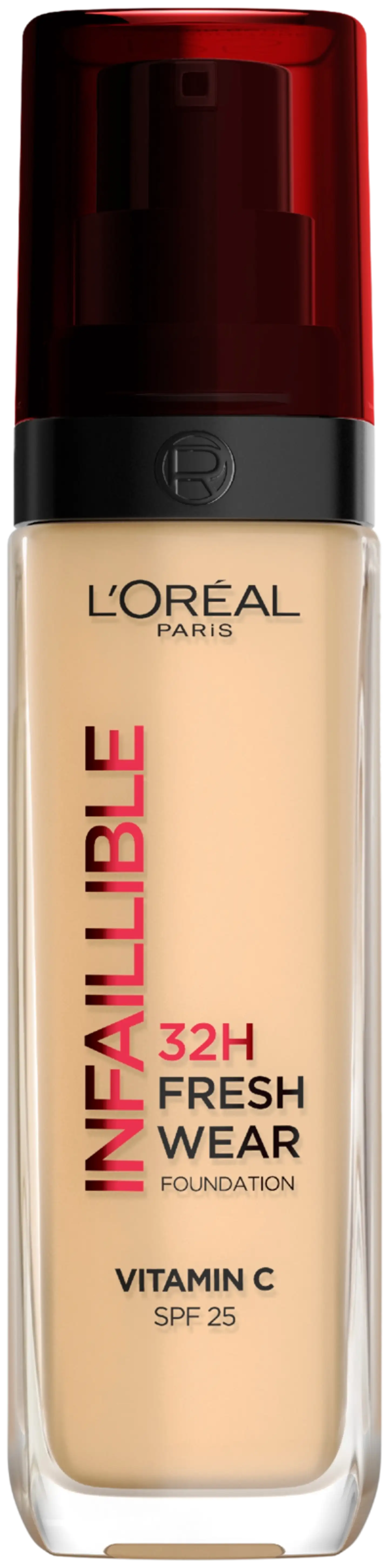 L'Oréal Paris Infaillible Fresh Wear 125 Warm Undertone meikkivoide 30ml - 1